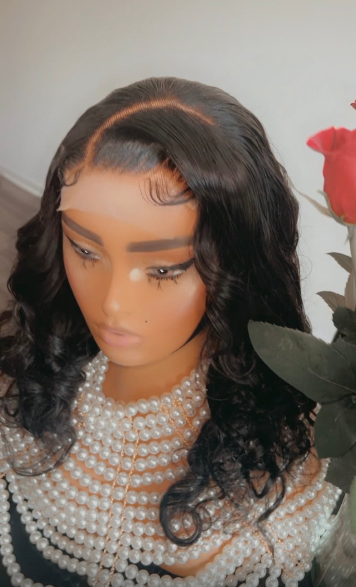 Custom wigs Styled Body wave